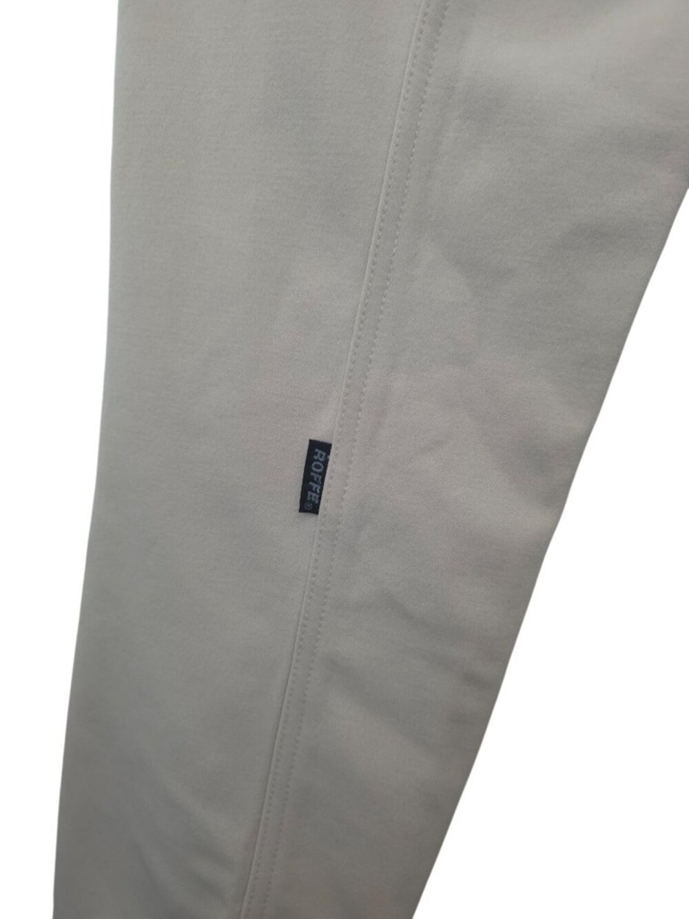 Vintage ROFFE Beige Ski Stirrup High-Waist Pants Gorpcore Women's Sz 10 USA Made - Picture 5 of 9